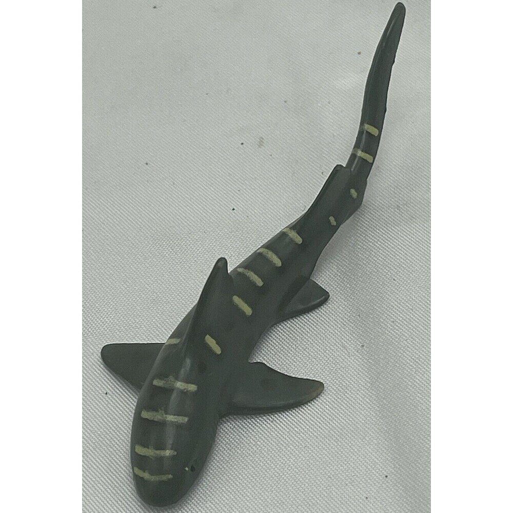 Seaworld Leopard Shark Vintage Plastic 3” Fish Figurine Toy Used